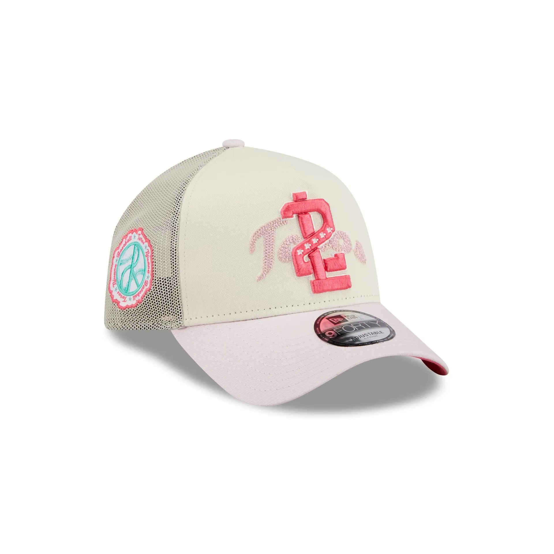 Tecolotes de los Dos Laredos Stacked Wordmark 9FORTY A-Frame Snapback Hat sold by New Era