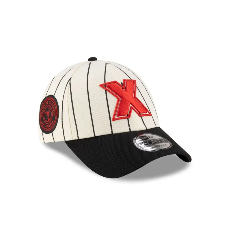 Xolos Retro Pinstripe 9FORTY Snapback Hat sold by New Era