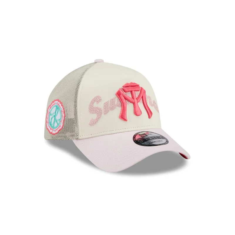 Sultanes de Monterrey Stacked Wordmark 9FORTY A-Frame Snapback Hat sold by New Era