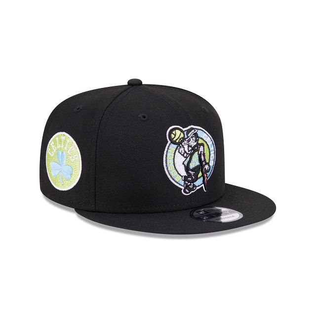 Boston Celtics Color Pack Black 9FIFTY Snapback Hat sold by New Era