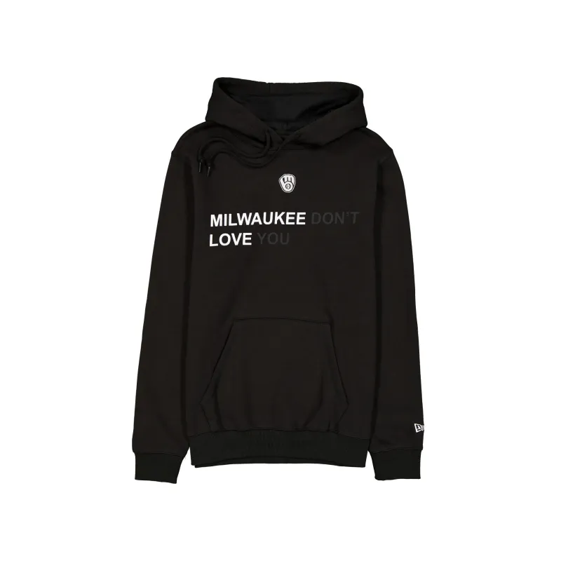 J-Frost x Milwaukee Brewers Black Hoodie sold by New Era