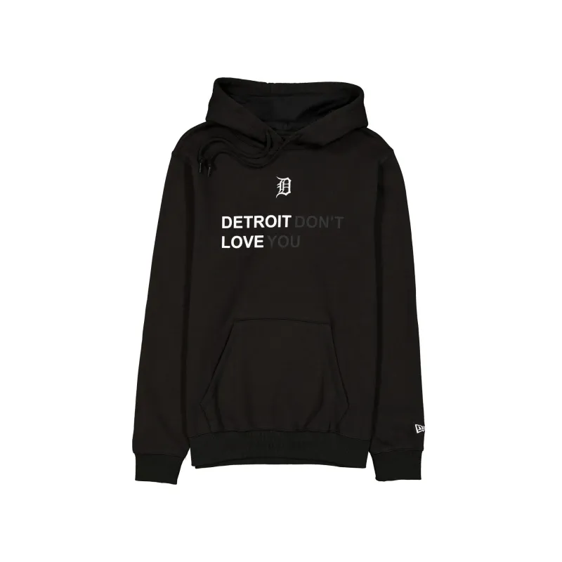J-Frost x Detroit Tigers Black Hoodie made by New Era