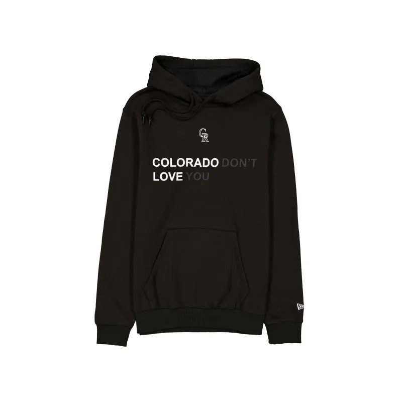 J-Frost x Colorado Rockies Black Hoodie made by New Era