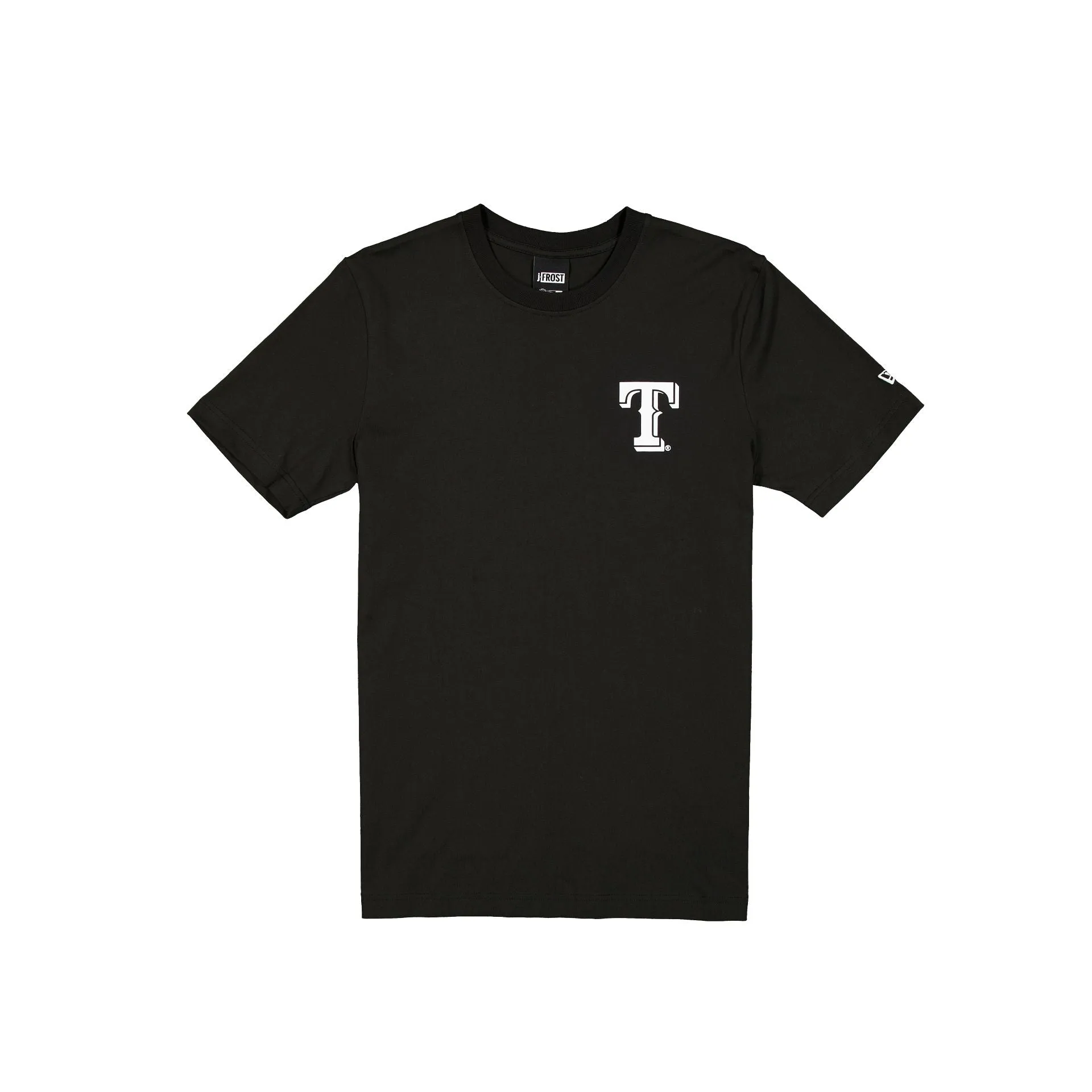 J-Frost x Texas Rangers Black T-Shirt sold by New Era