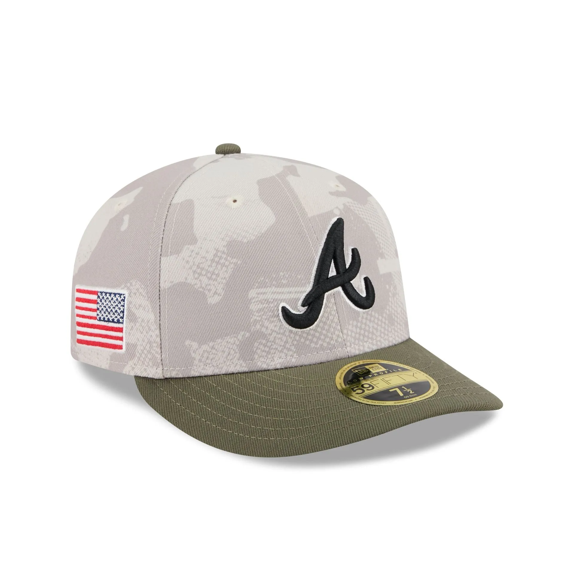 Atlanta Braves Armed Forces Day 2025 Low Profile 59FIFTY Fitted Hat sold by New Era