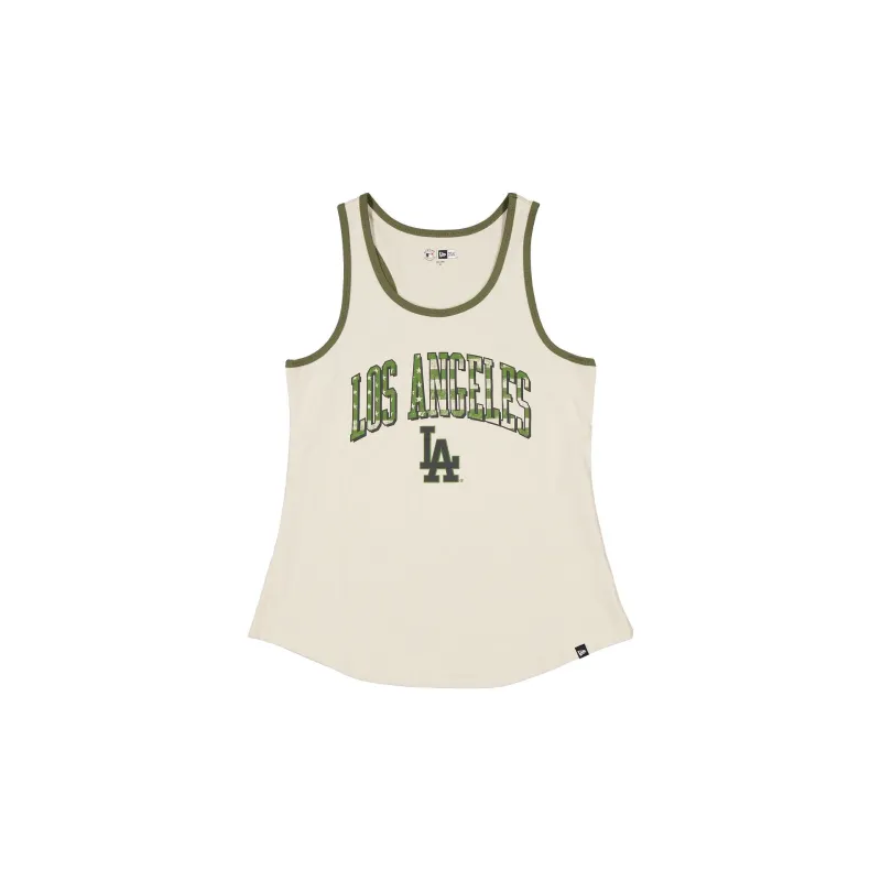 Los Angeles Dodgers Armed Forces Day 2025 Women's Stone Tank Top sold by New Era