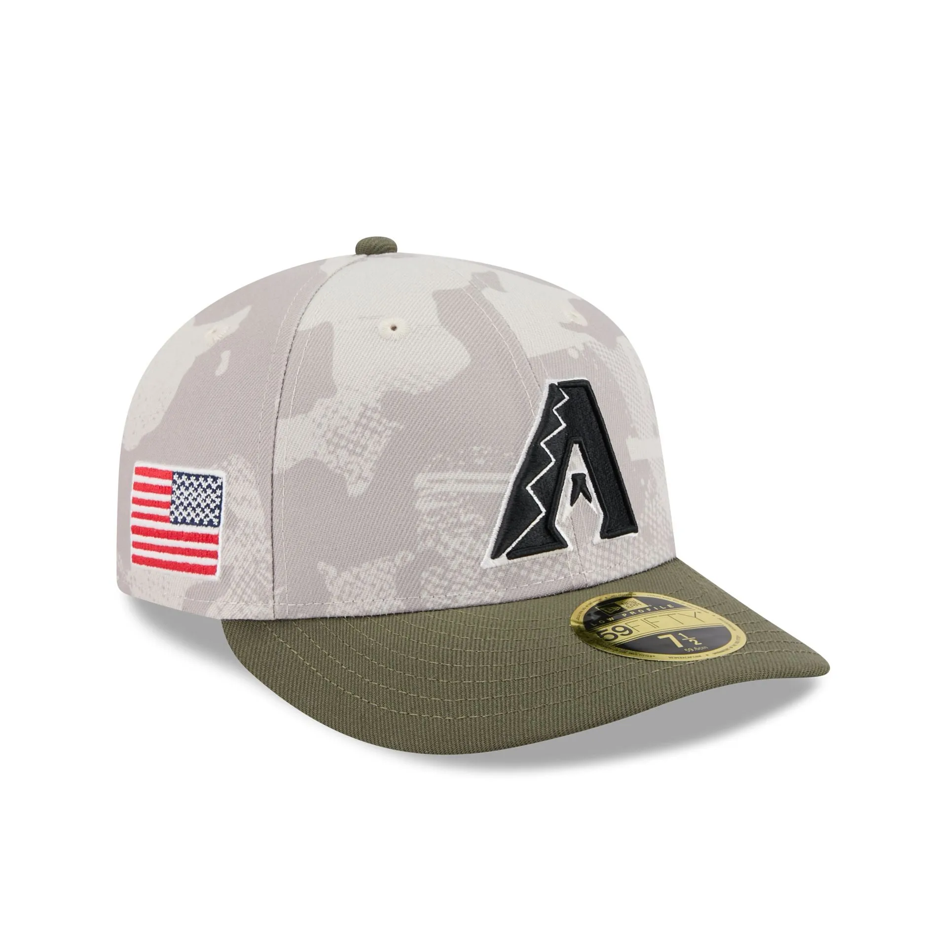 Arizona Diamondbacks Armed Forces Day 2025 Low Profile 59FIFTY Fitted Hat sold by New Era
