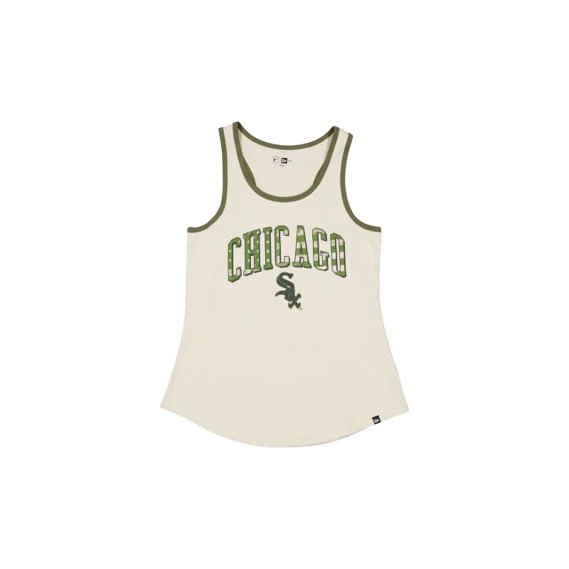 Chicago White Sox Armed Forces Day 2025 Women's Stone Tank Top sold by New Era