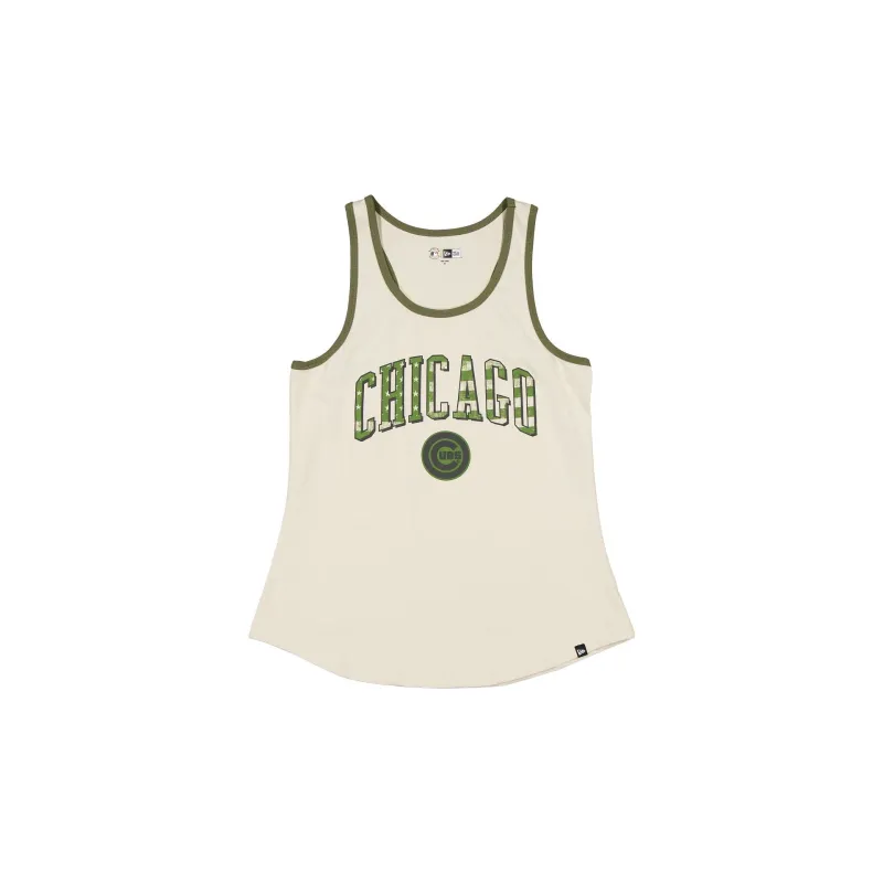 Chicago Cubs Armed Forces Day 2025 Women's Stone Tank Top sold by New Era