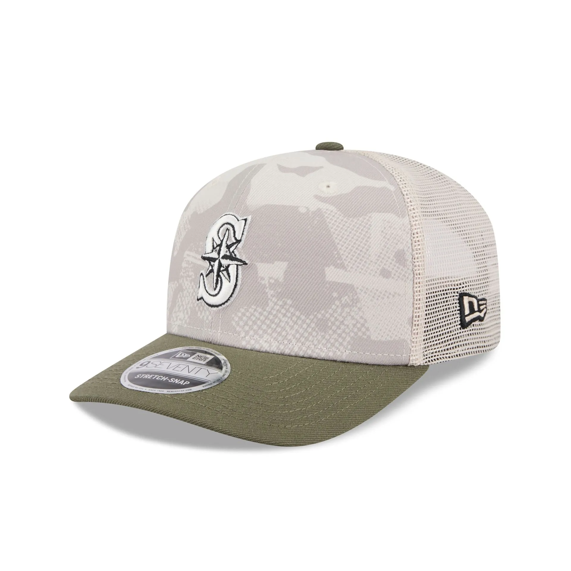 Seattle Mariners Armed Forces Day 2025 9SEVENTY Trucker Hat sold by New Era product image thumbnail 3