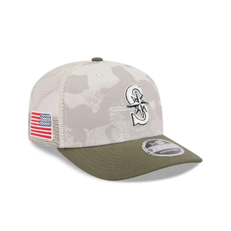 Seattle Mariners Armed Forces Day 2025 9SEVENTY Trucker Hat sold by New Era