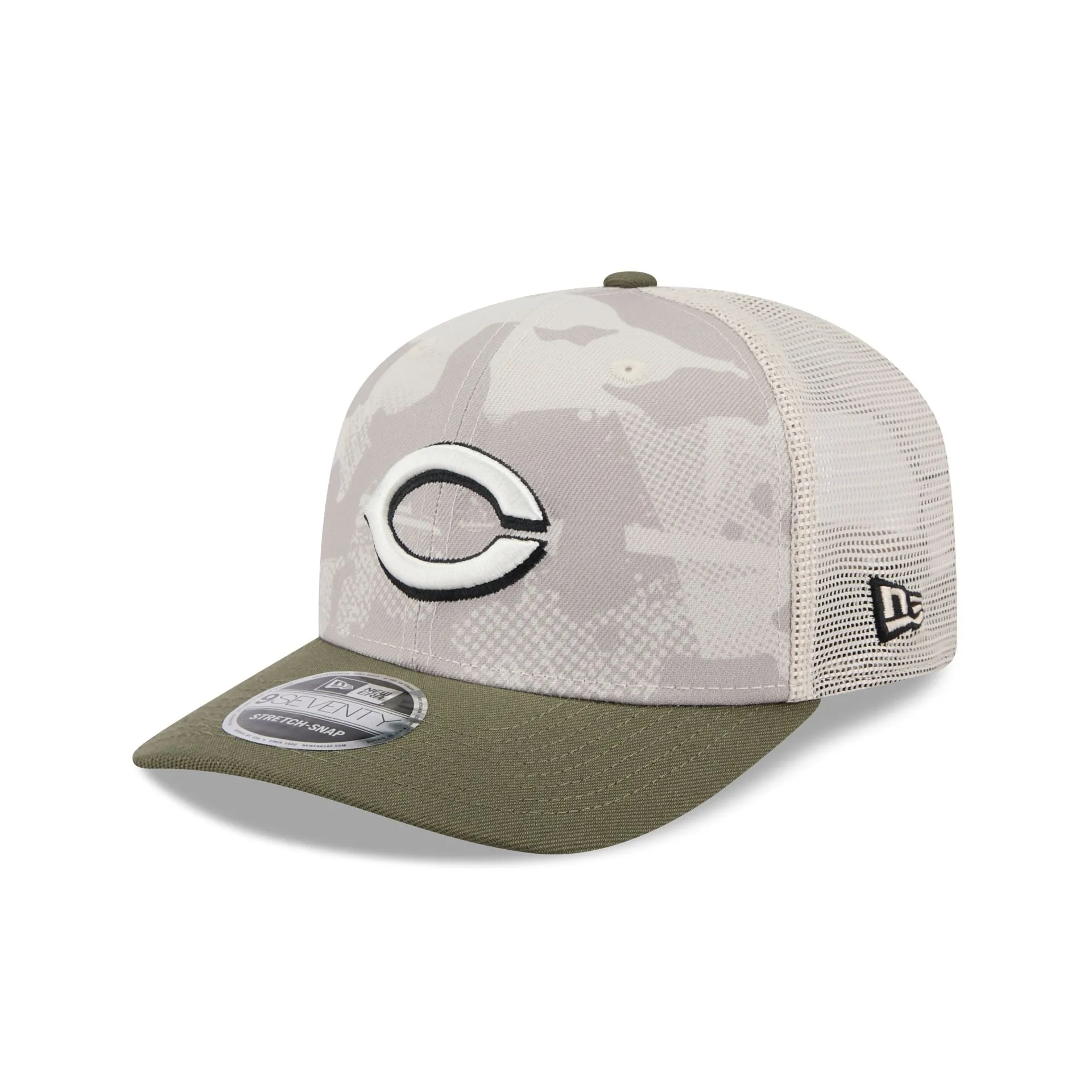 Cincinnati Reds Armed Forces Day 2025 9SEVENTY Trucker Hat sold by New Era product image thumbnail 3