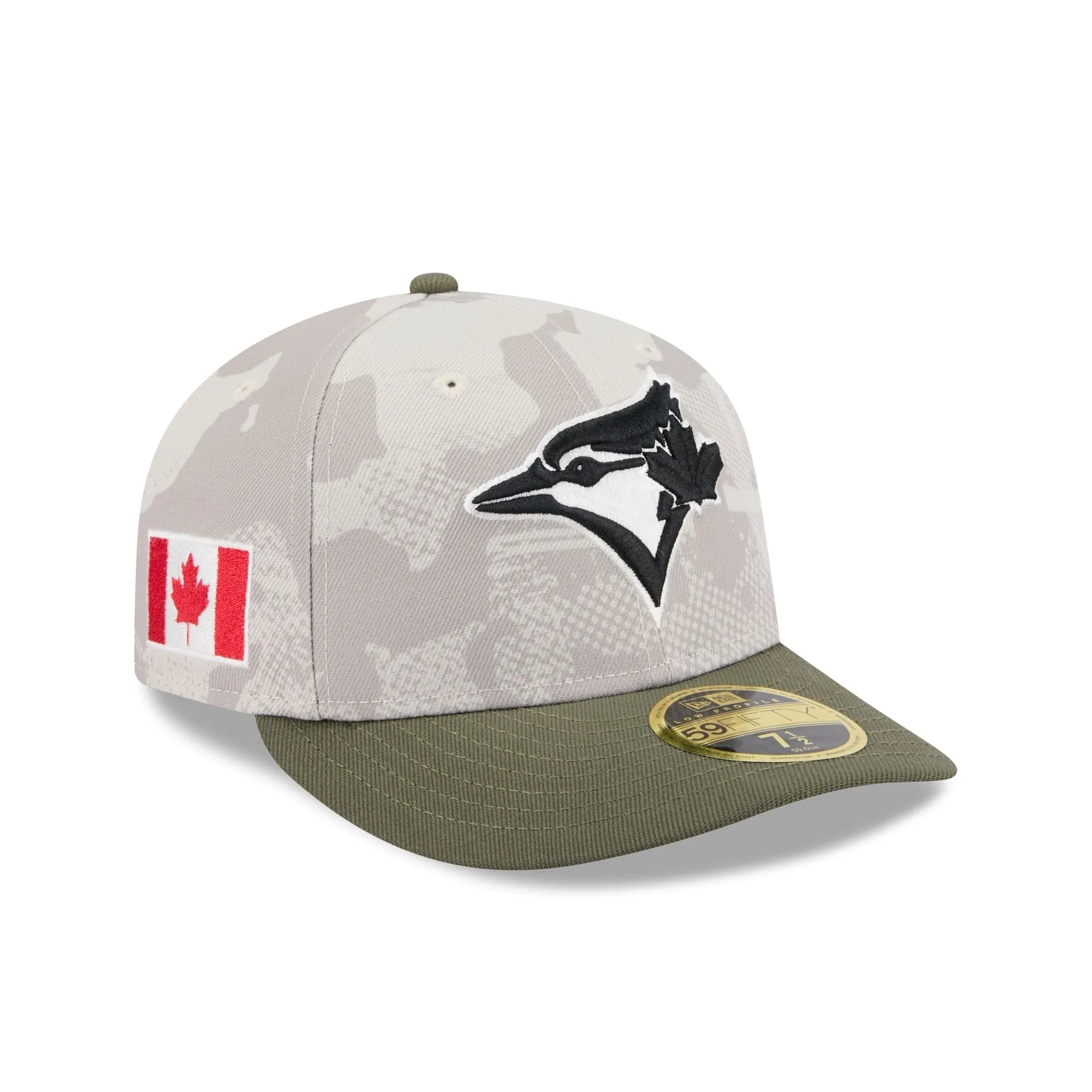 Toronto Blue Jays Armed Forces Day 2025 Low Profile 59FIFTY Fitted Hat sold by New Era