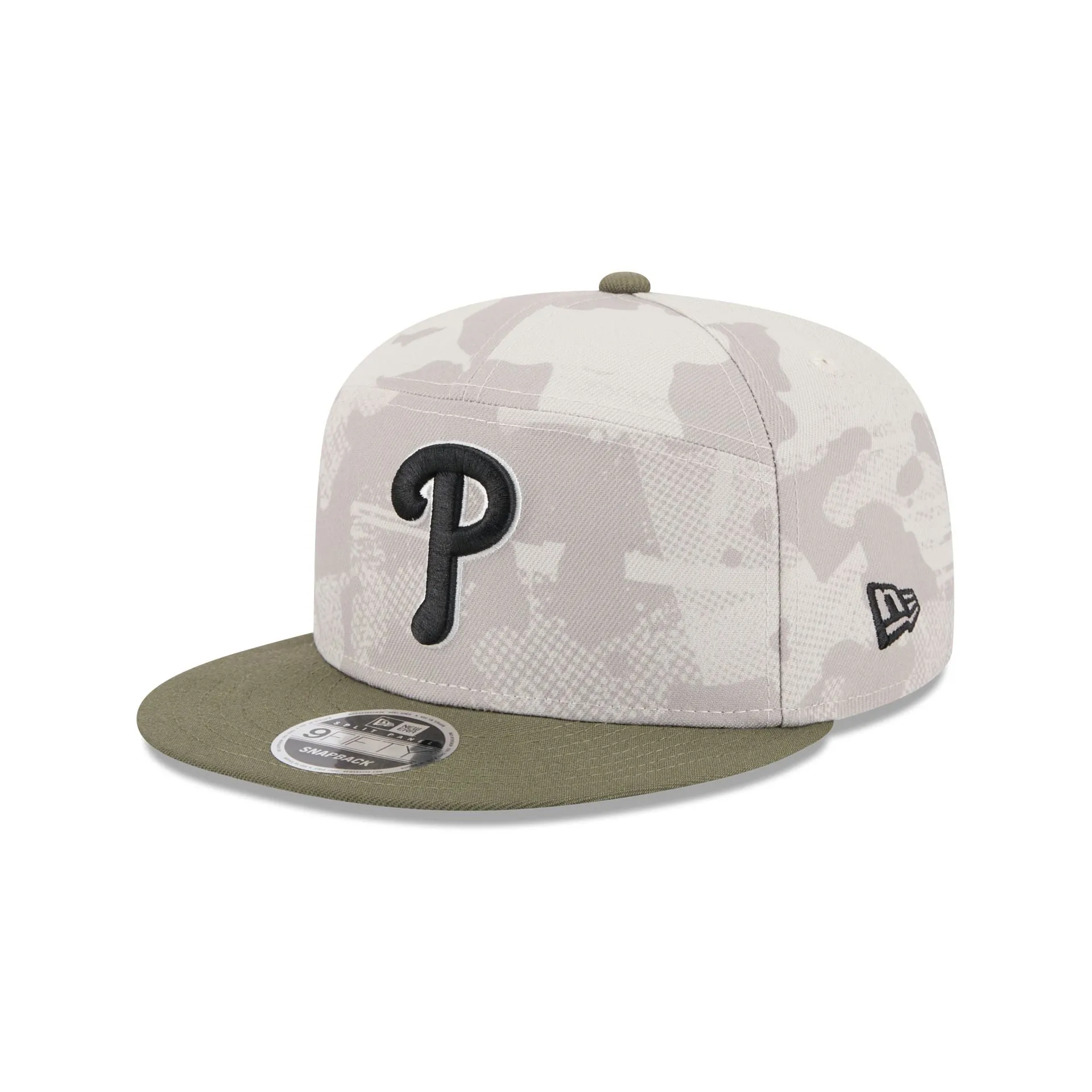Philadelphia Phillies Armed Forces Day 2025 Split Panel 9FIFTY Snapback Hat sold by New Era product image thumbnail 3
