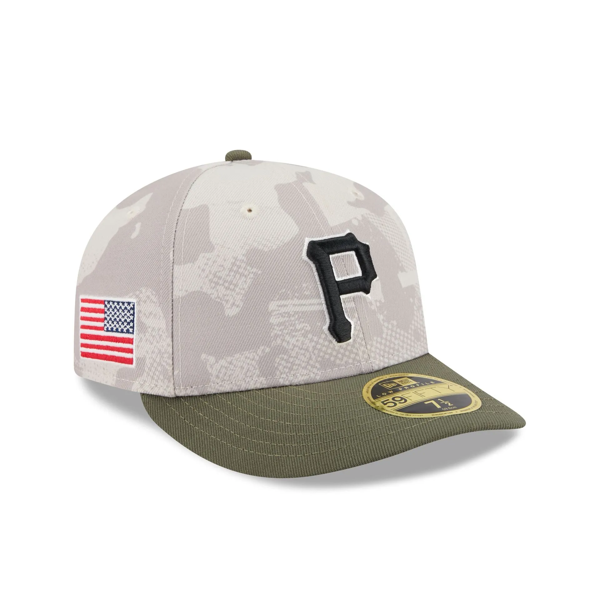 Pittsburgh Pirates Armed Forces Day 2025 Low Profile 59FIFTY Fitted Hat sold by New Era
