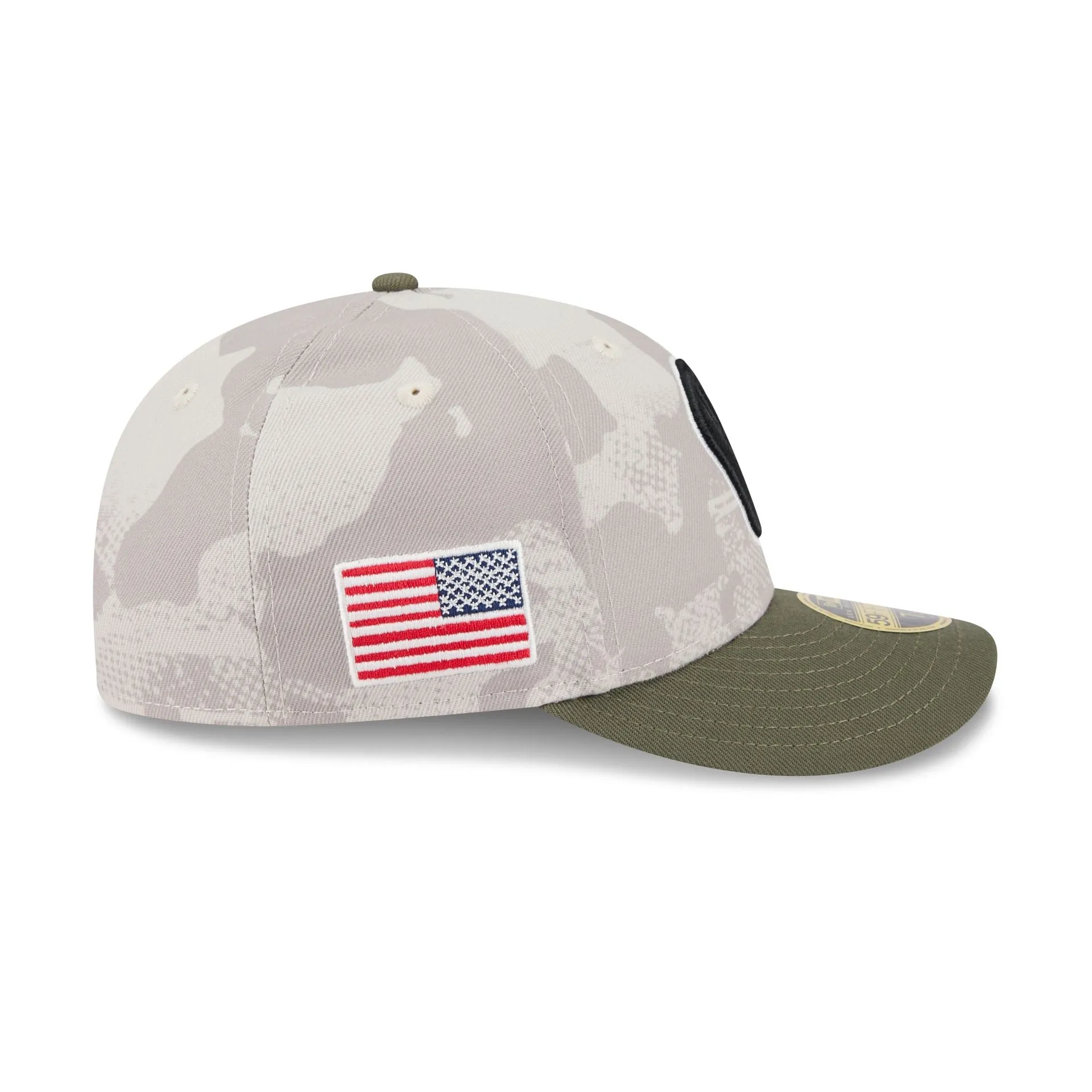 Milwaukee Brewers Armed Forces Day 2025 Low Profile 59FIFTY Fitted Hat sold by New Era product image thumbnail 4