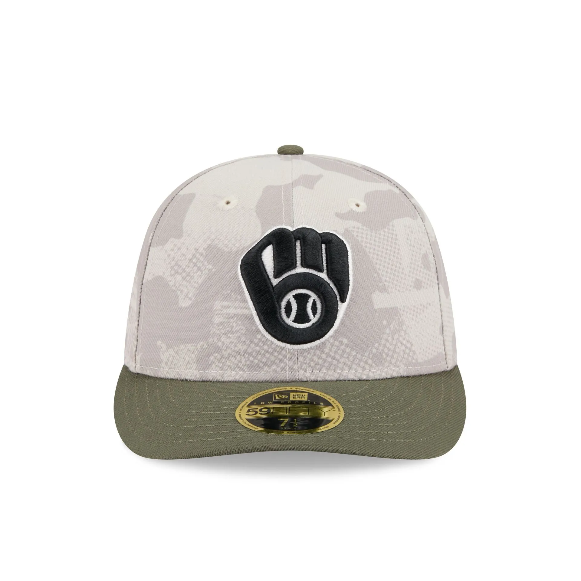 Milwaukee Brewers Armed Forces Day 2025 Low Profile 59FIFTY Fitted Hat sold by New Era product image thumbnail 2