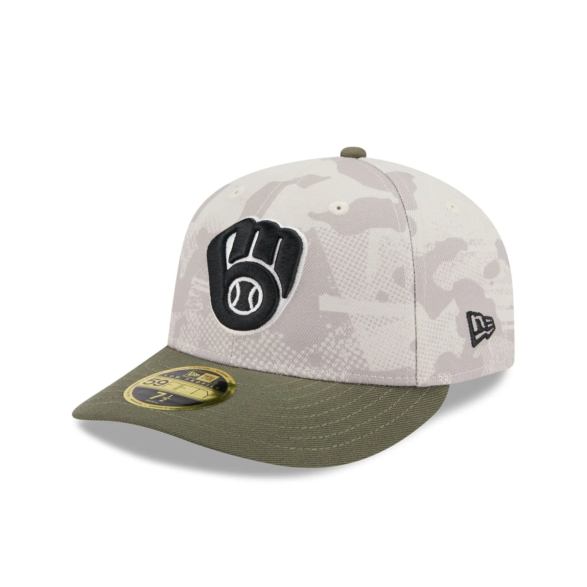 Milwaukee Brewers Armed Forces Day 2025 Low Profile 59FIFTY Fitted Hat sold by New Era product image thumbnail 3