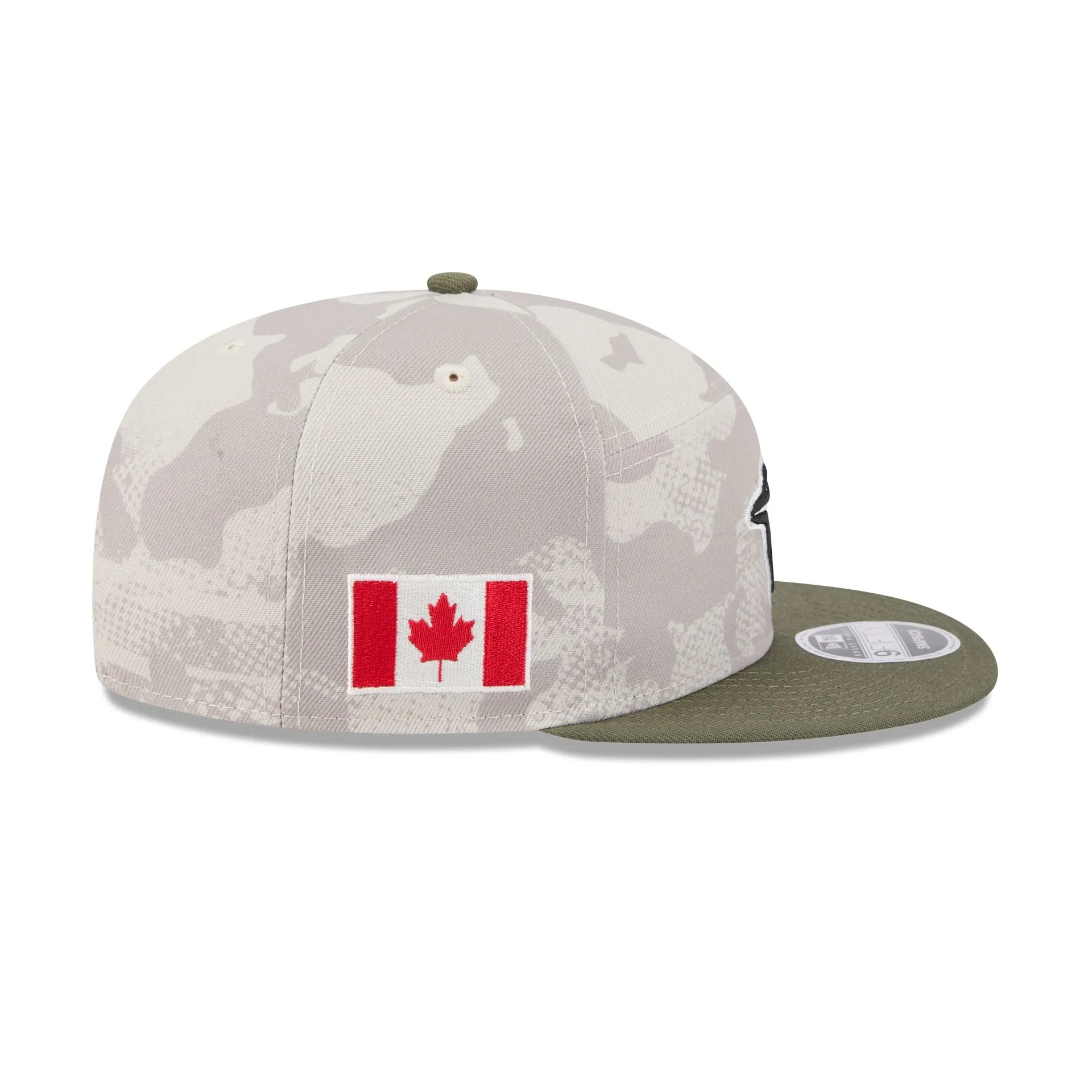 Toronto Blue Jays Armed Forces Day 2025 Split Panel 9FIFTY Snapback Hat sold by New Era product image thumbnail 4