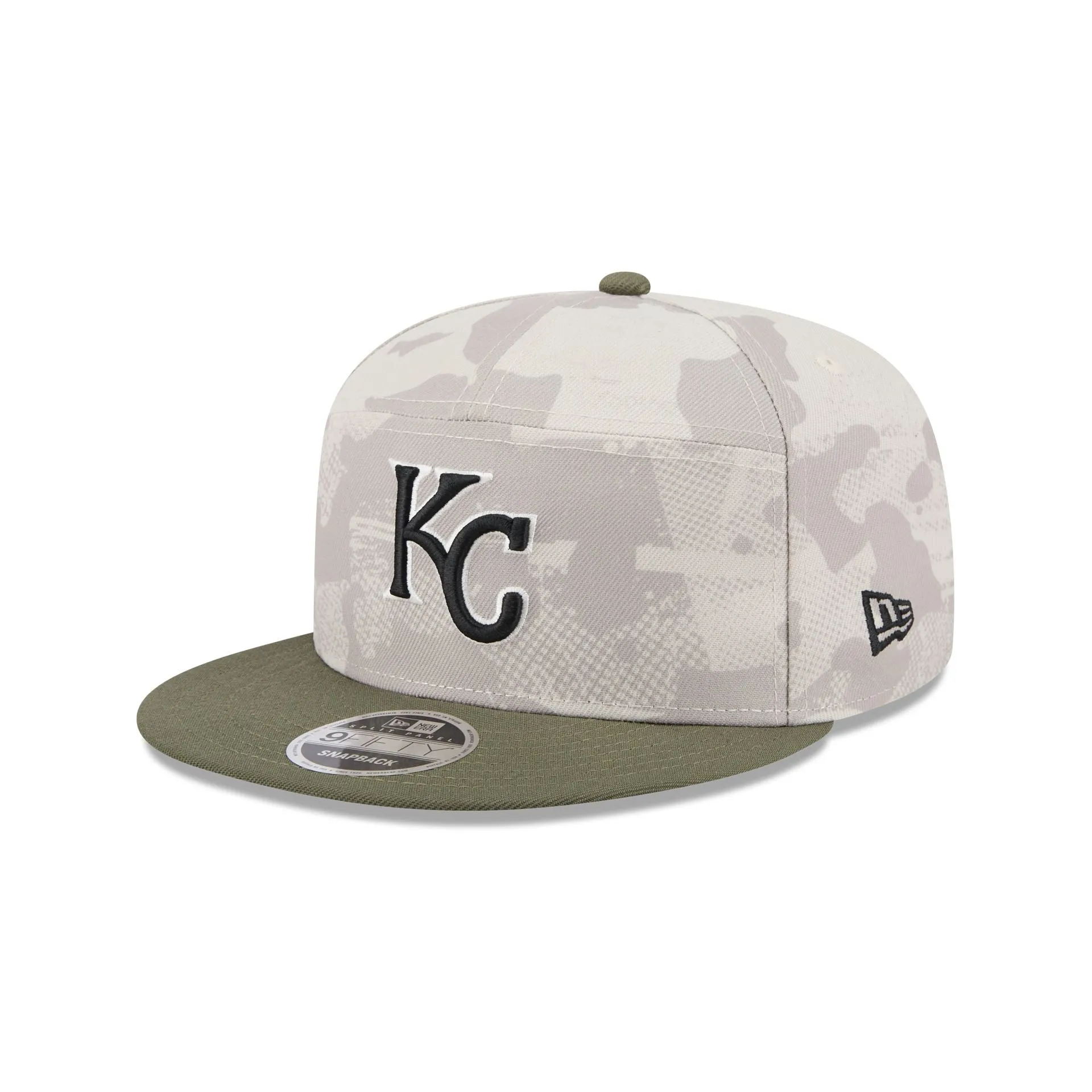 Kansas City Royals Armed Forces Day 2025 Split Panel 9FIFTY Snapback Hat sold by New Era product image thumbnail 3