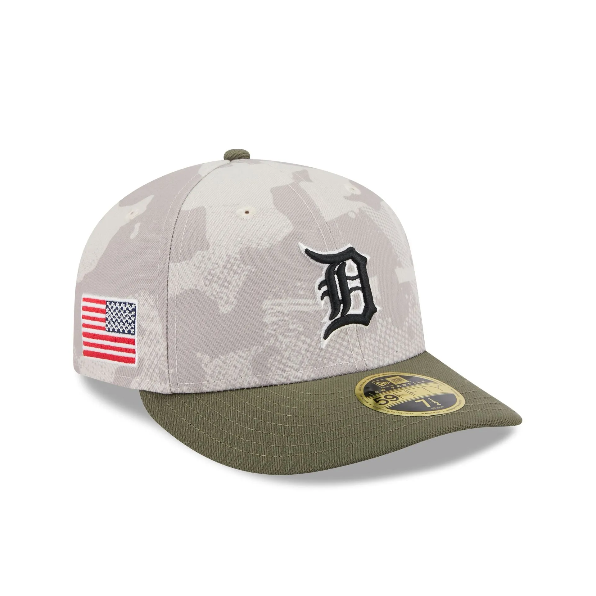 Detroit Tigers Armed Forces Day 2025 Low Profile 59FIFTY Fitted Hat sold by New Era
