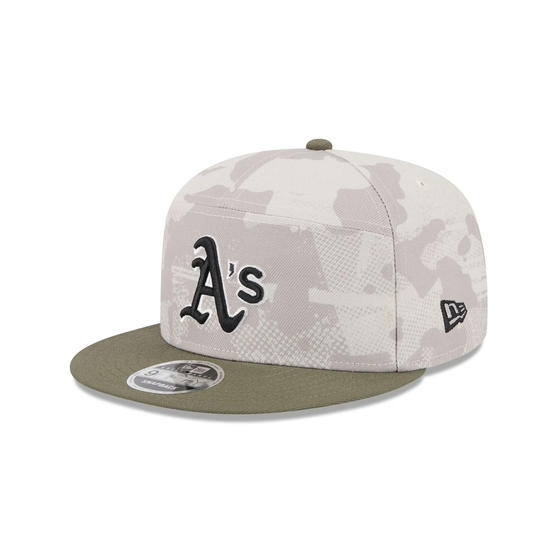 Oakland Athletics Armed Forces Day 2025 9FIFTY Split Panel Snapback Hat sold by New Era product image thumbnail 3