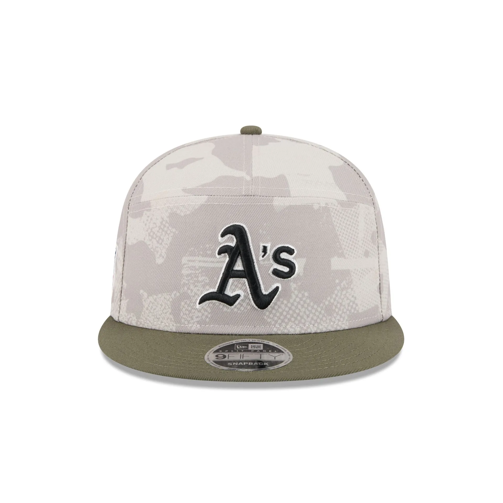 Oakland Athletics Armed Forces Day 2025 9FIFTY Split Panel Snapback Hat sold by New Era product image thumbnail 2
