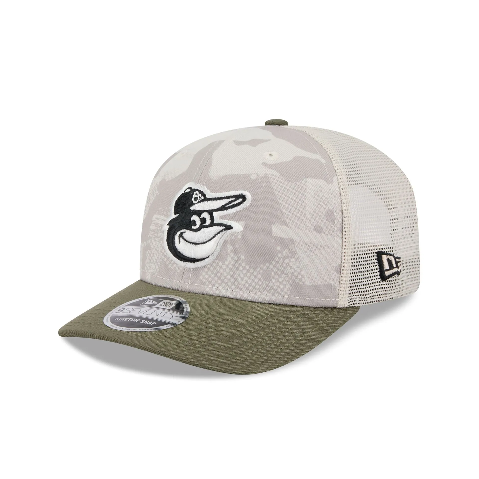 Baltimore Orioles Armed Forces Day 2025 9SEVENTY Trucker Hat sold by New Era product image thumbnail 3