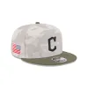 Cleveland Guardians Armed Forces Day 2025 Split Panel 9FIFTY Snapback Hat sold by New Era