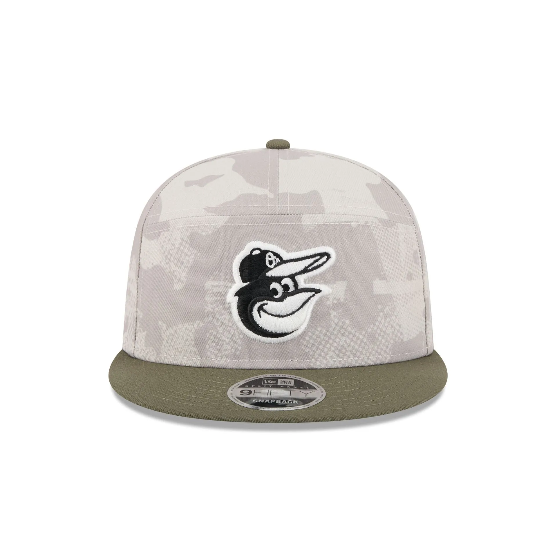 Baltimore Orioles Armed Forces Day 2025 Split Panel 9FIFTY Snapback Hat sold by New Era product image thumbnail 2