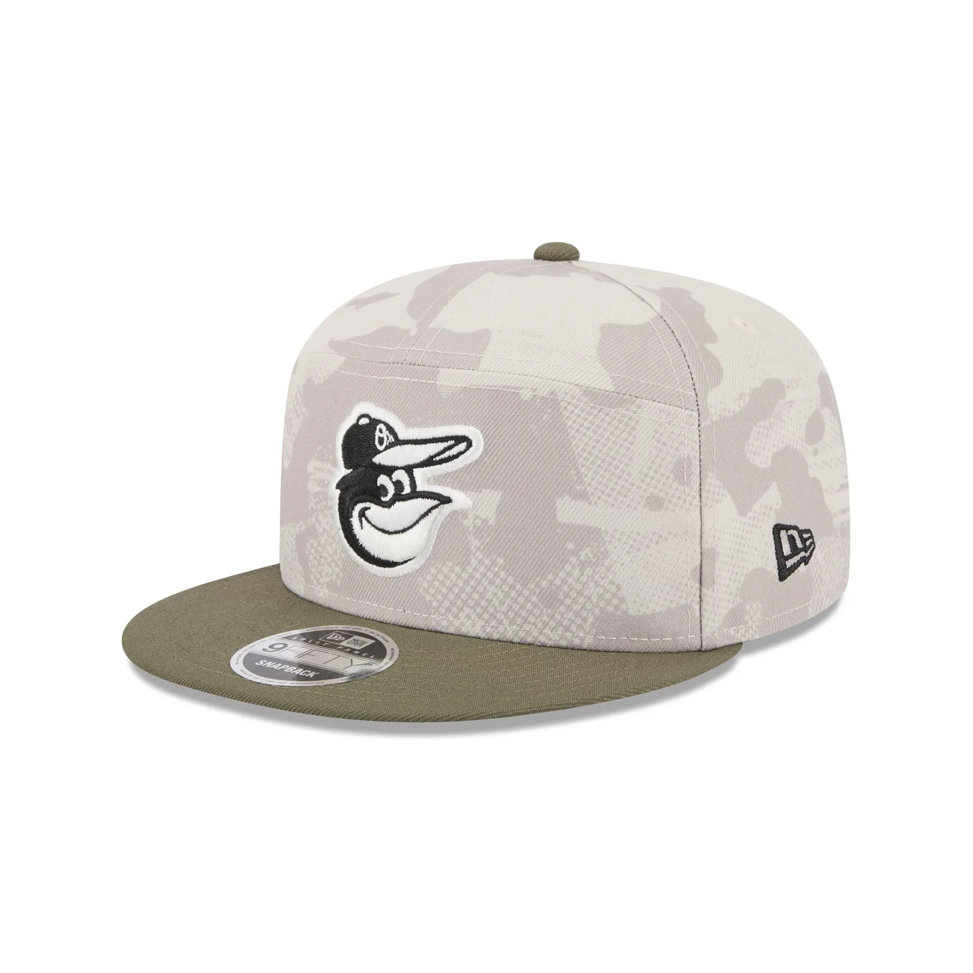 Baltimore Orioles Armed Forces Day 2025 Split Panel 9FIFTY Snapback Hat sold by New Era product image thumbnail 3