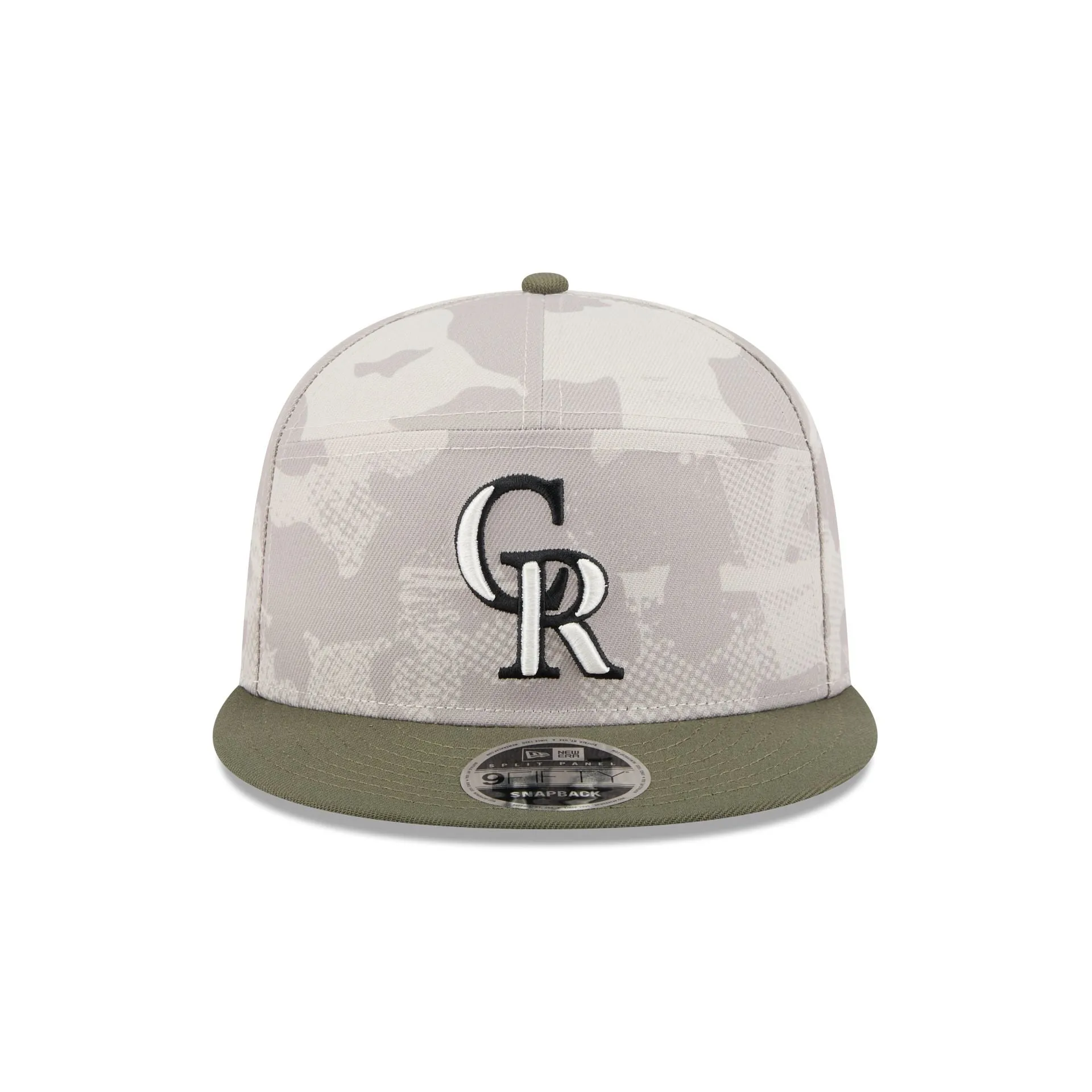 Colorado Rockies Armed Forces Day 2025 Split Panel 9FIFTY Snapback Hat sold by New Era product image thumbnail 2