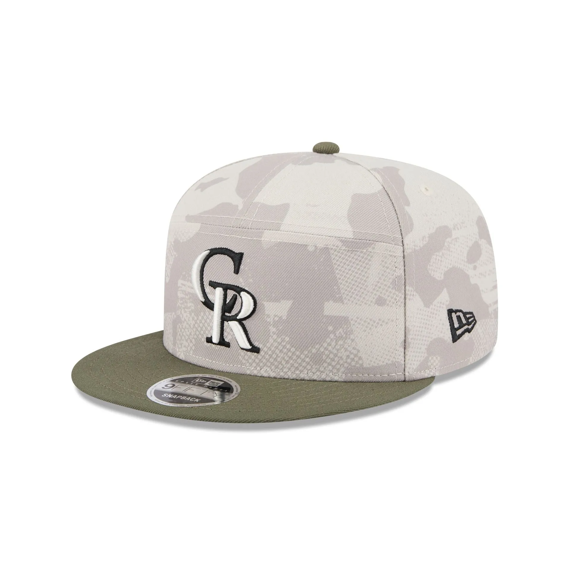 Colorado Rockies Armed Forces Day 2025 Split Panel 9FIFTY Snapback Hat sold by New Era product image thumbnail 3