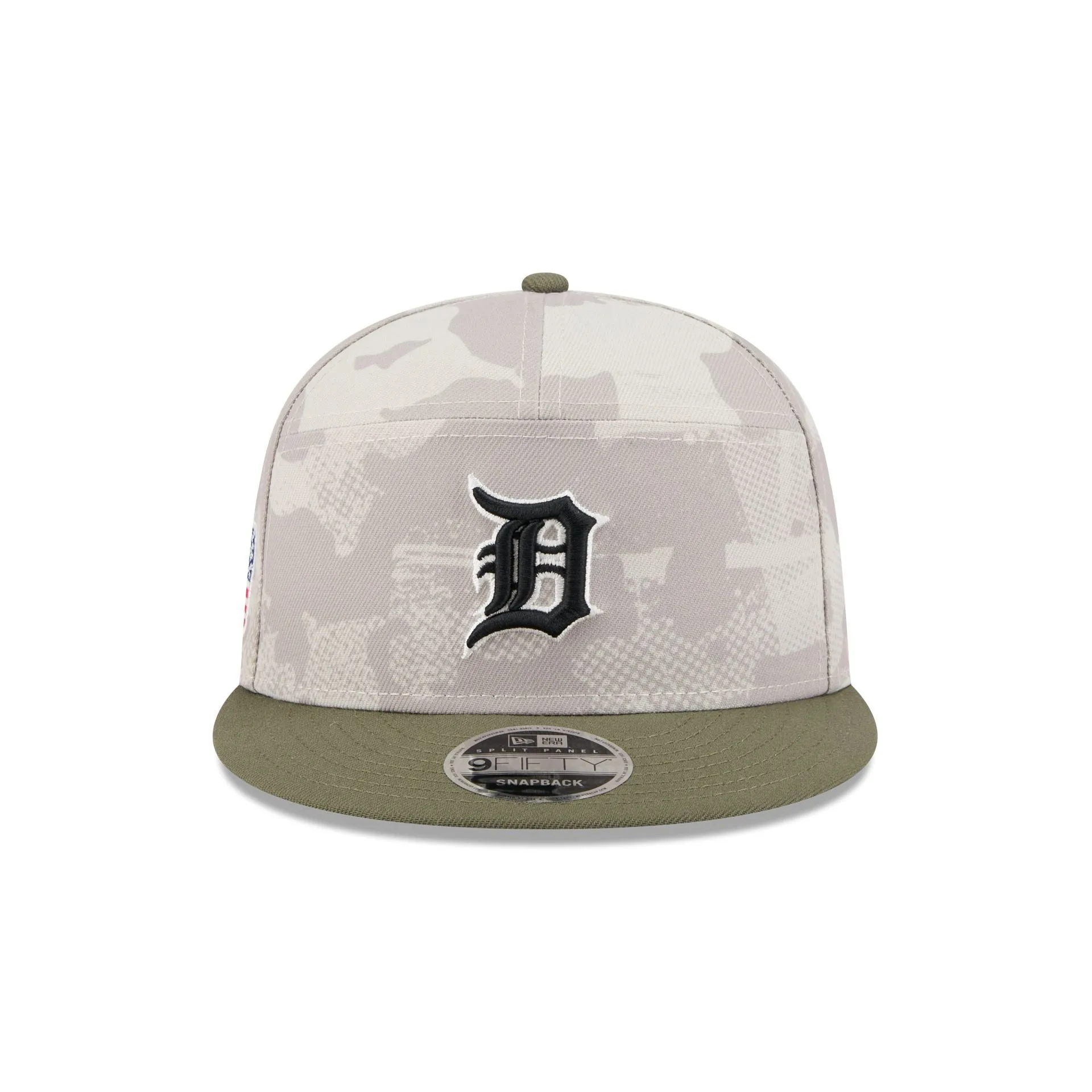 Detroit Tigers Armed Forces Day 2025 Split Panel 9FIFTY Snapback Hat sold by New Era product image thumbnail 2