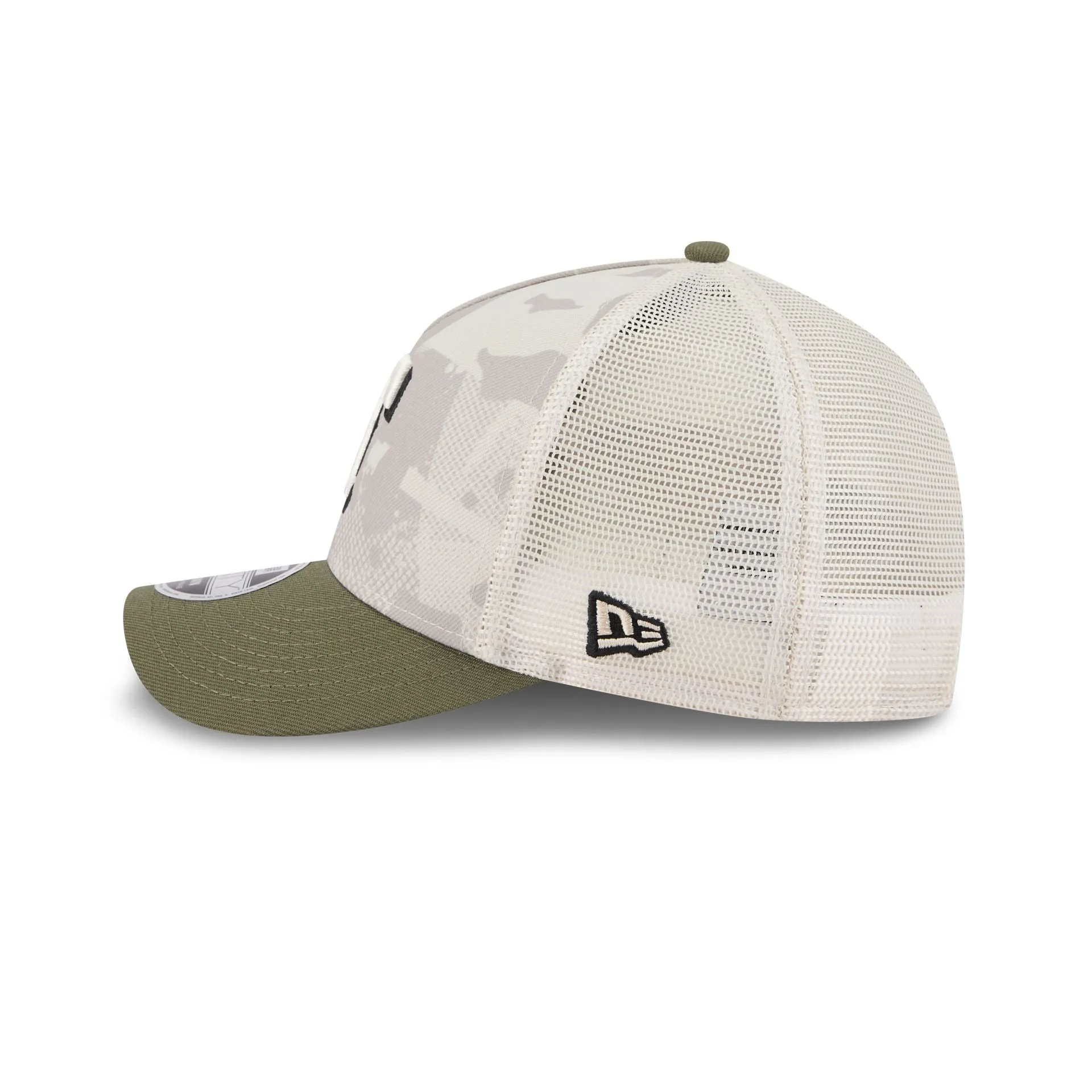 Texas Rangers Armed Forces Day 2025 9FORTY M-Crown A-Frame Trucker Hat sold by New Era product image thumbnail 5