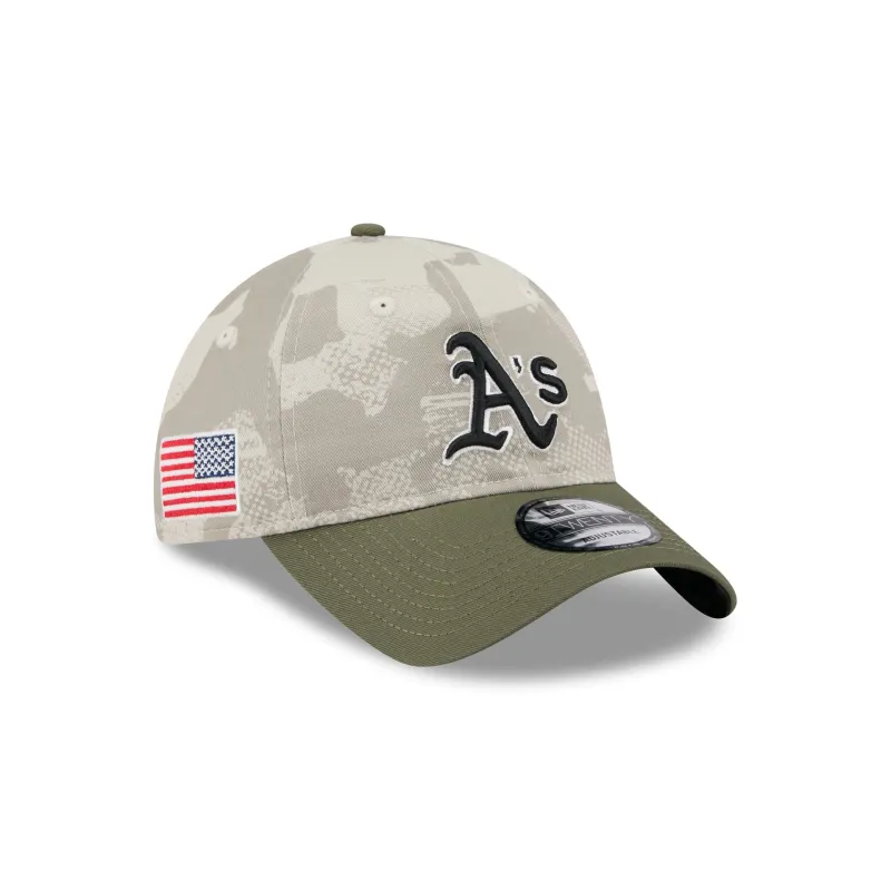 Oakland Athletics Armed Forces Day 2025 9TWENTY Adjustable Hat sold by New Era