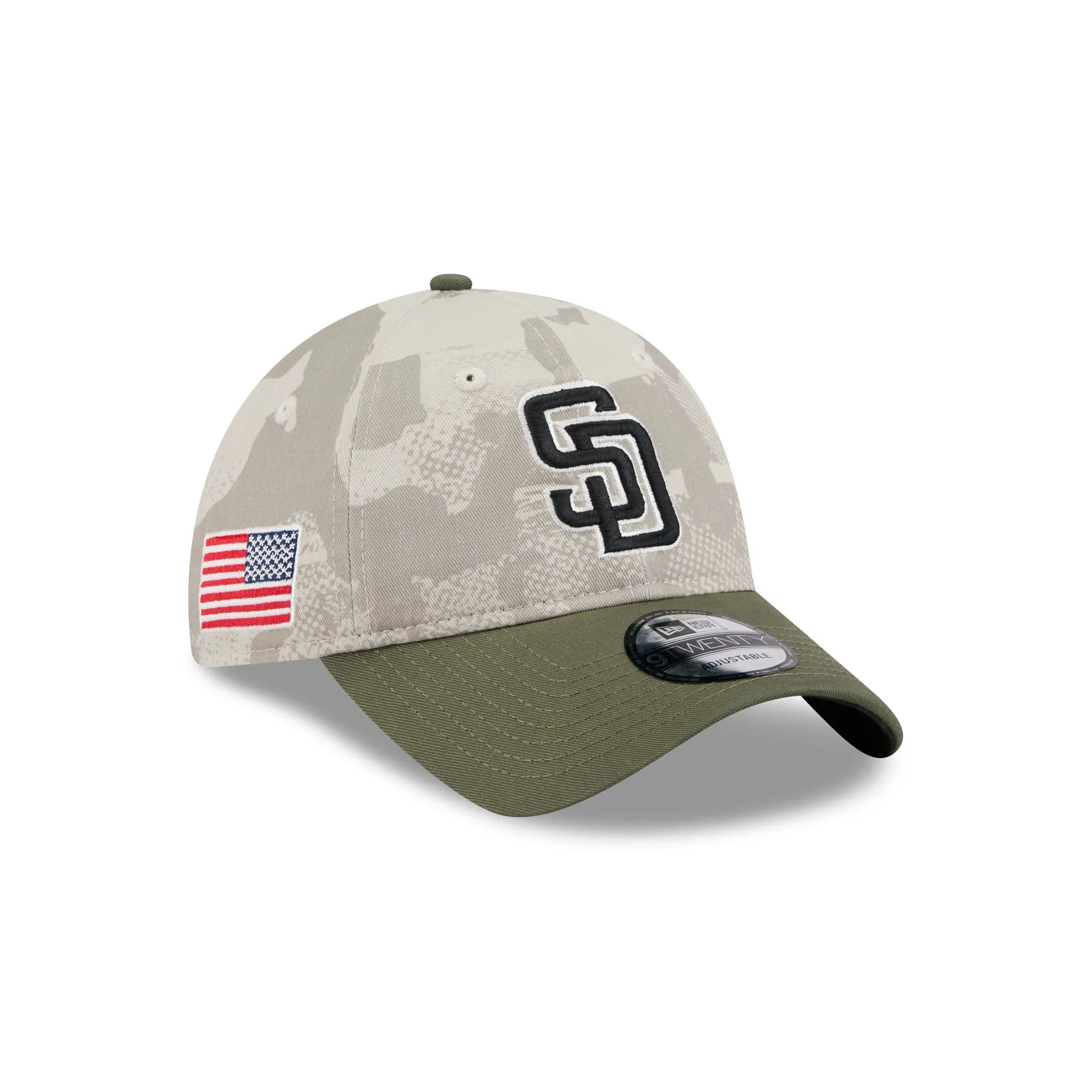 San Diego Padres Armed Forces Day 2025 9TWENTY Adjustable Hat sold by New Era