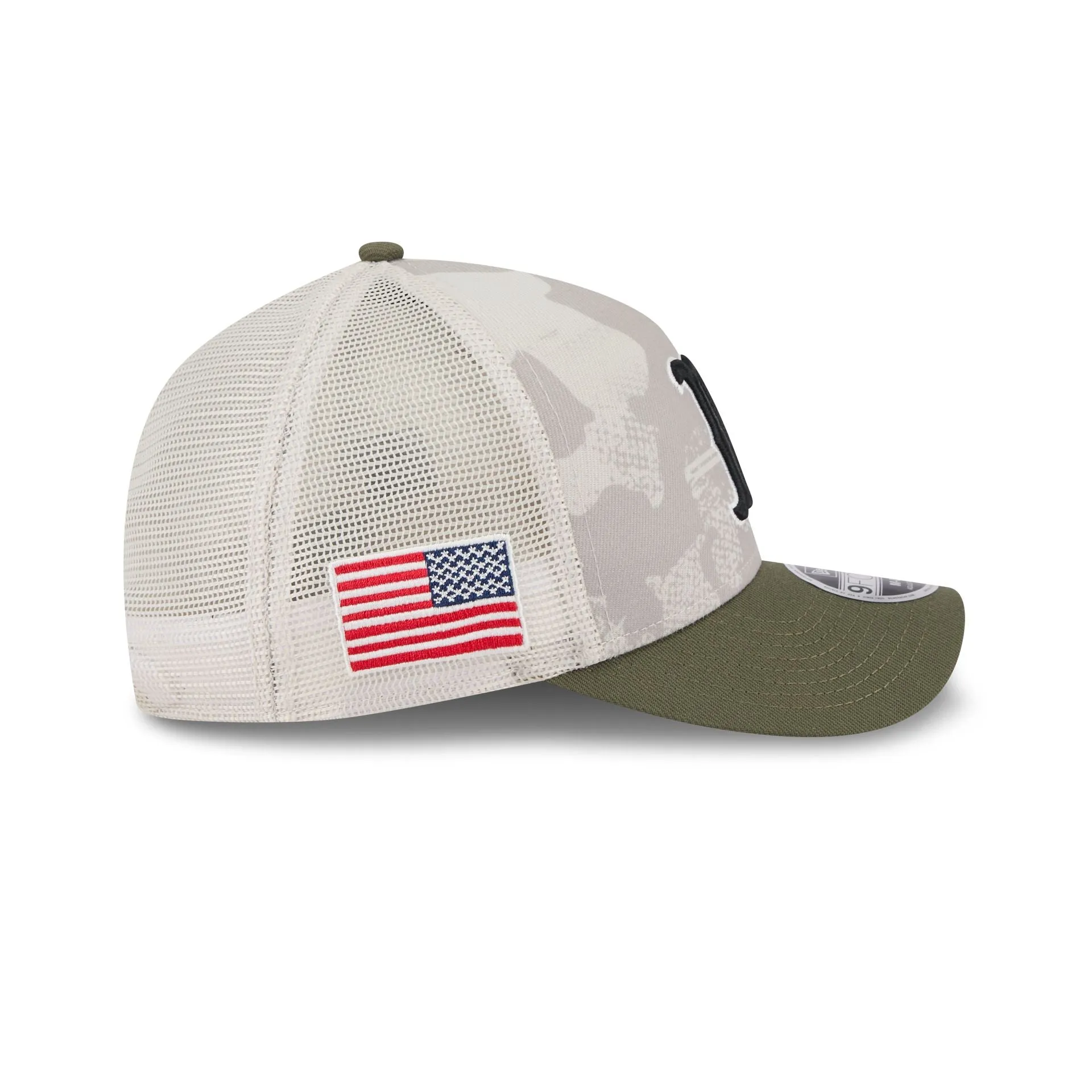 Boston Red Sox Armed Forces Day 2025 9FORTY M-Crown A-Frame Trucker Hat sold by New Era product image thumbnail 4