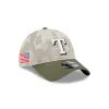 Texas Rangers Armed Forces Day 2025 9TWENTY Adjustable Hat sold by New Era