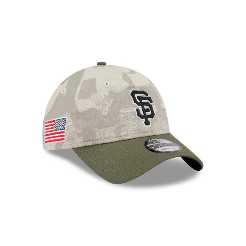 San Francisco Giants Armed Forces Day 2025 9TWENTY Adjustable Hat sold by New Era