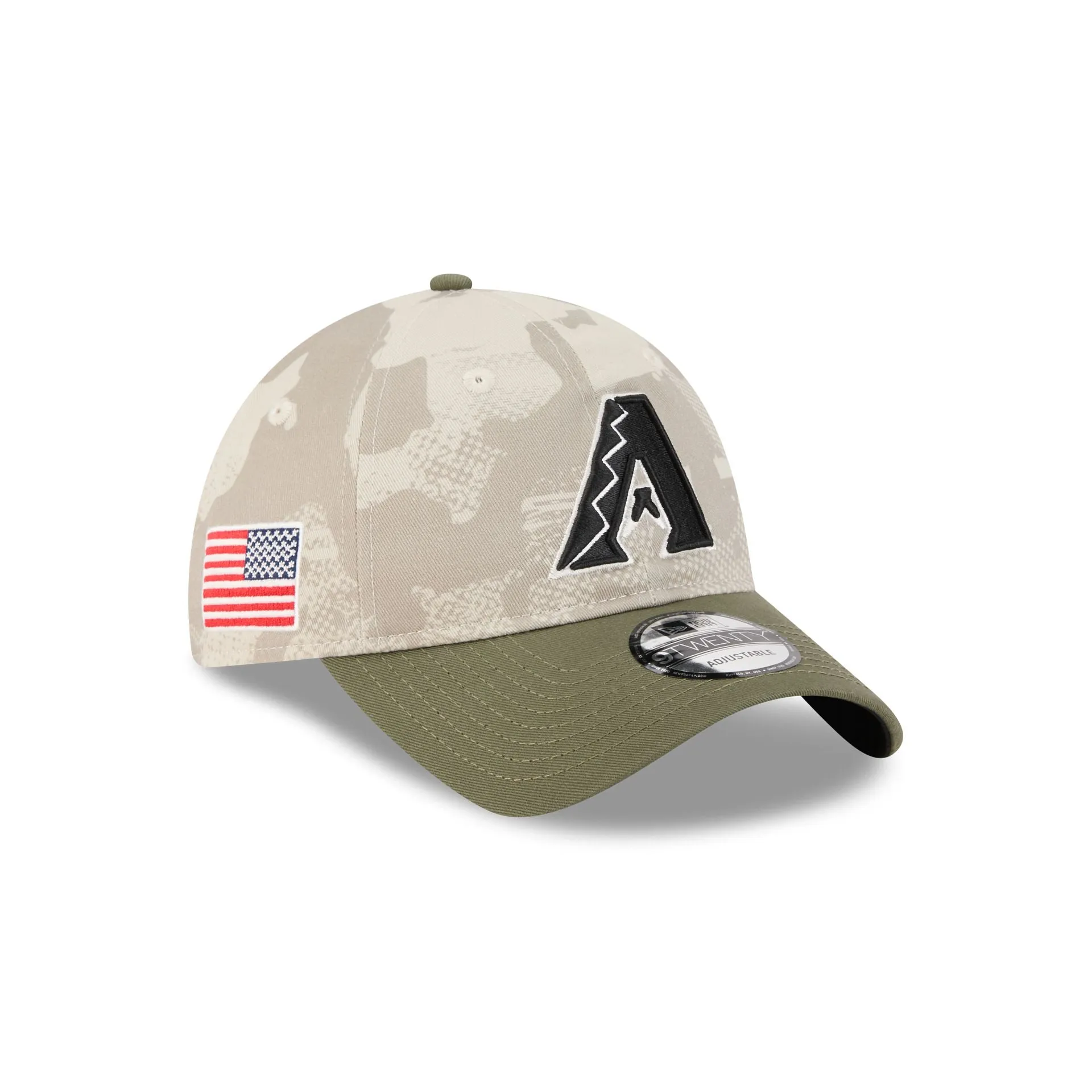 Arizona Diamondbacks Armed Forces Day 2025 9TWENTY Adjustable Hat sold by New Era