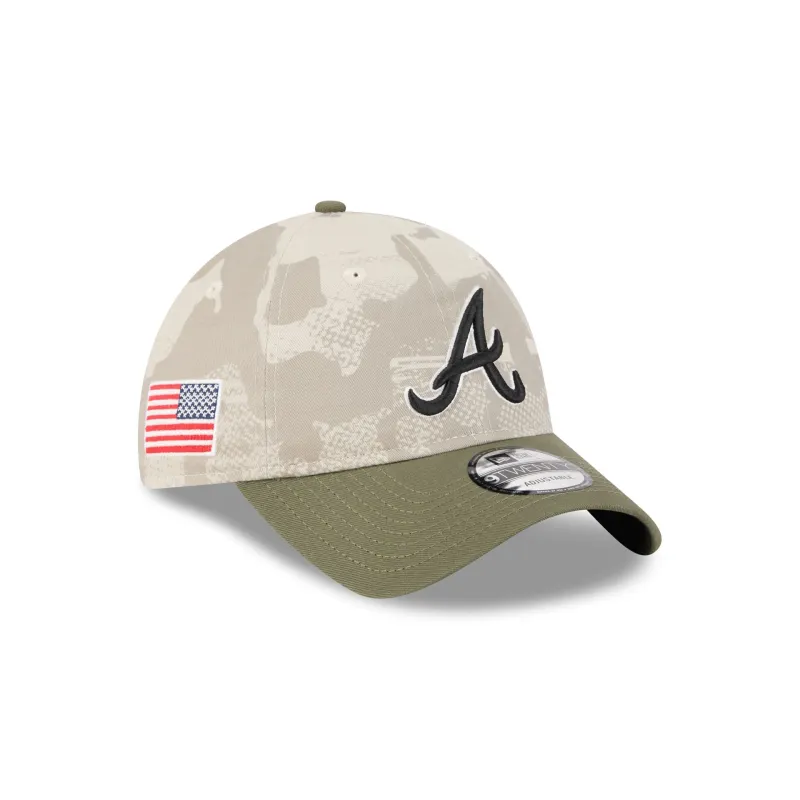 Atlanta Braves Armed Forces Day 2025 9TWENTY Adjustable Hat sold by New Era
