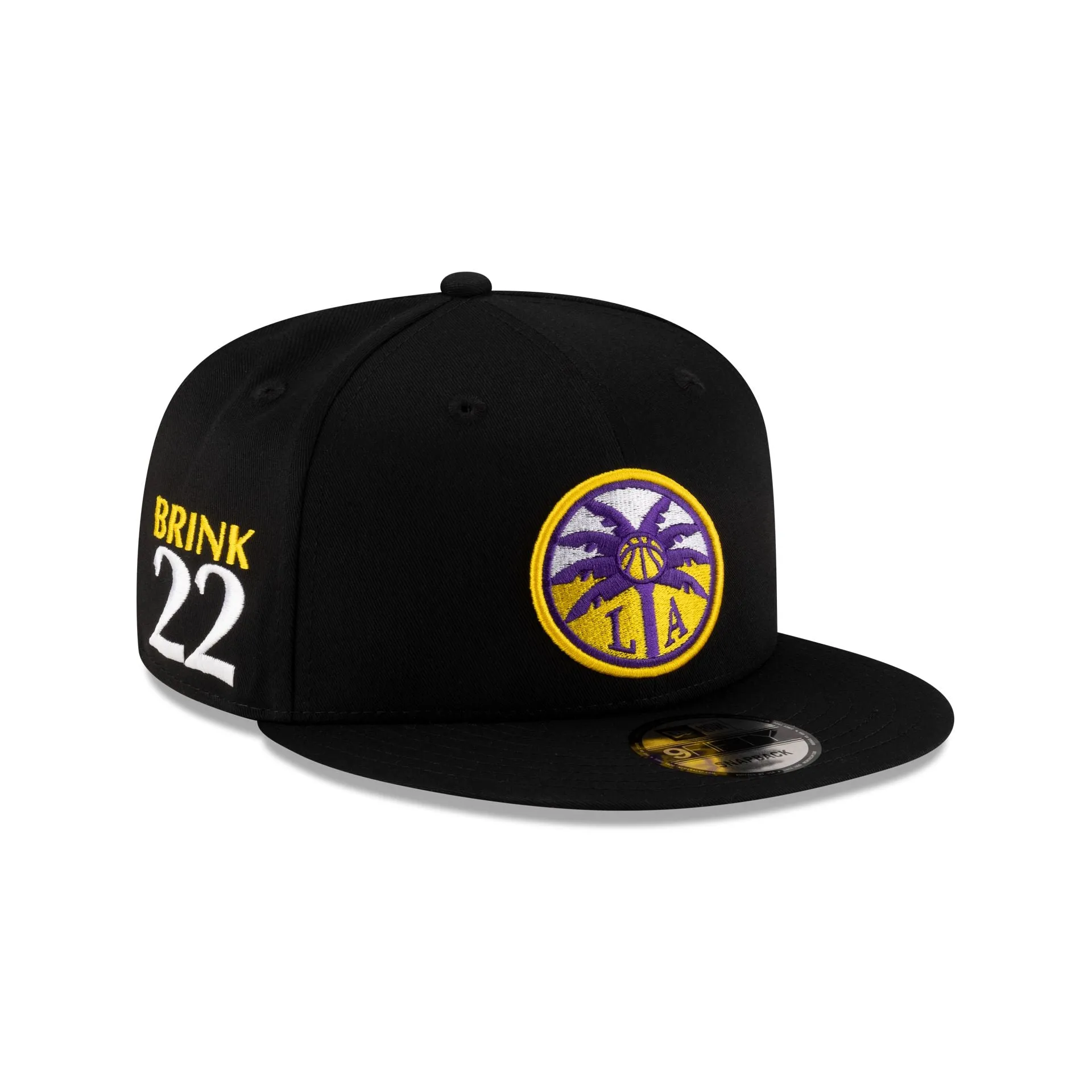 Los Angeles Sparks Cameron Brink Black 9FIFTY Snapback Hat sold by New Era