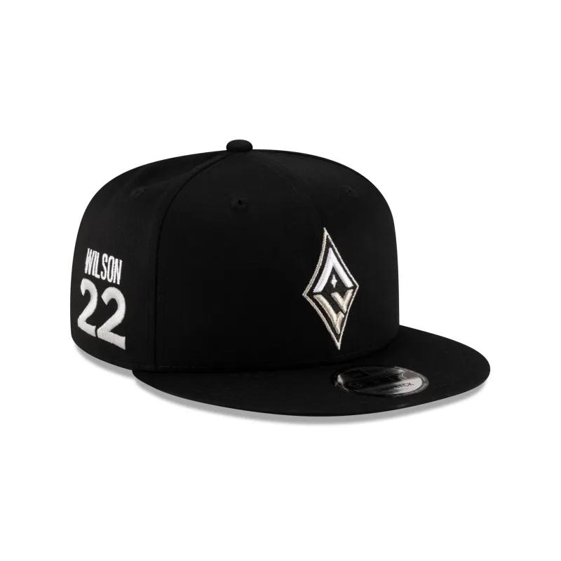 Las Vegas Aces A'ja Wilson Black 9FIFTY Snapback Hat sold by New Era
