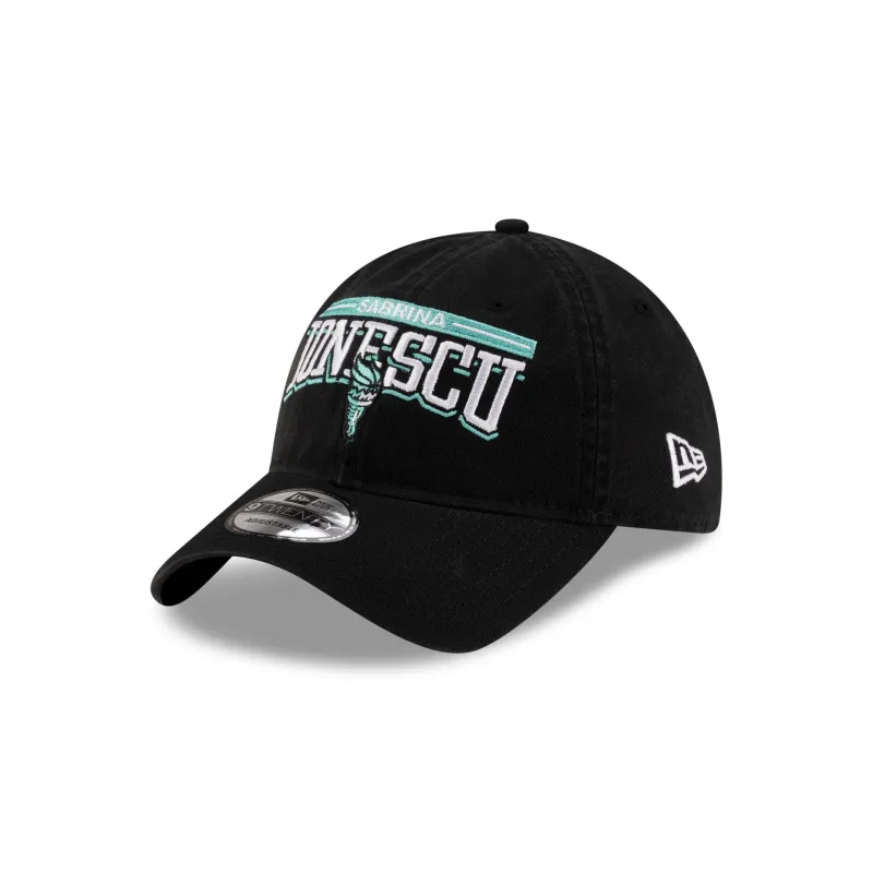 New York Liberty Sabrina Ionescu Wordmark 9TWENTY Adjustable Hat sold by New Era
