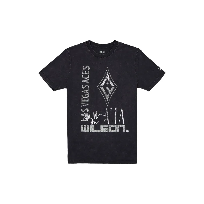 Las Vegas Aces A'ja Wilson Washed T-Shirt sold by New Era