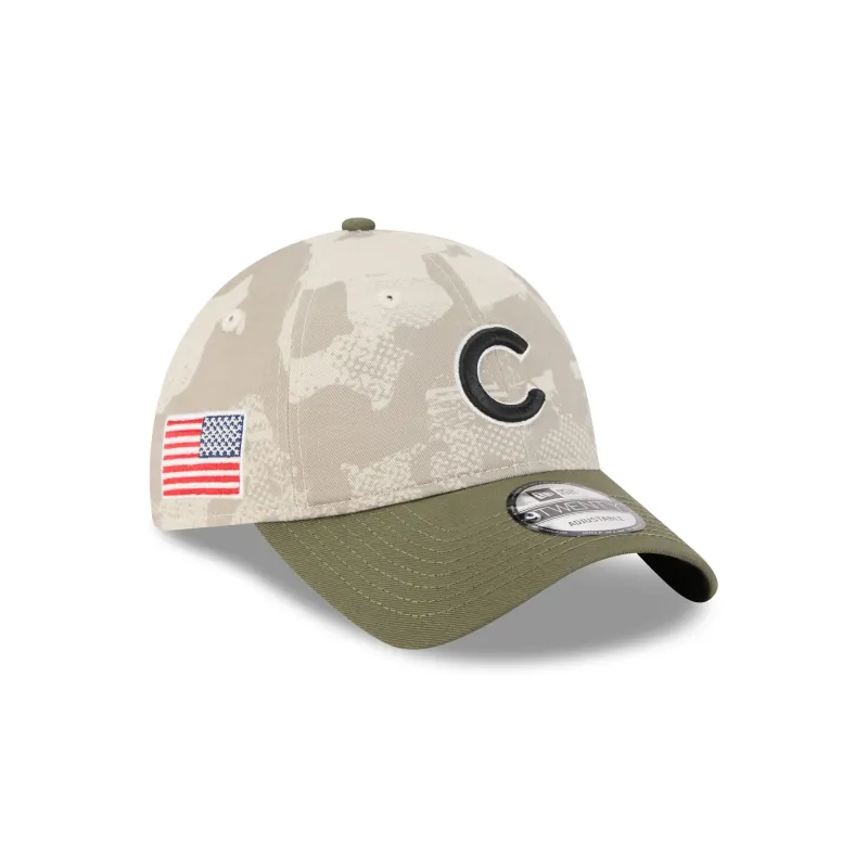 Chicago Cubs Armed Forces Day 2025 9TWENTY Adjustable Hat sold by New Era