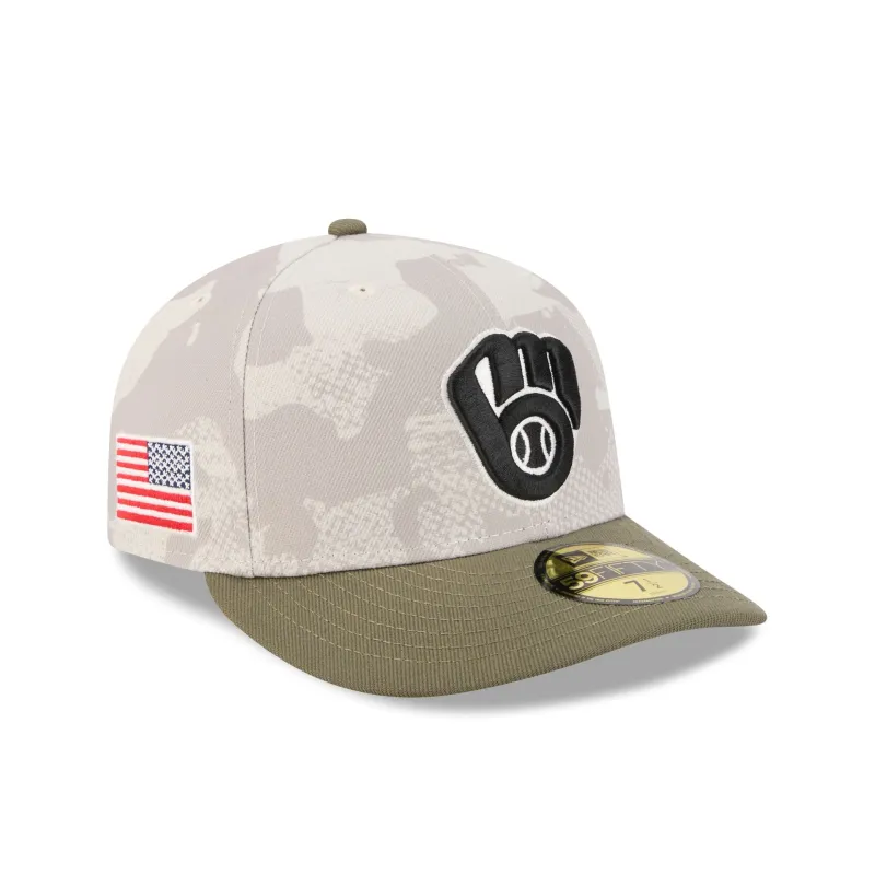 Milwaukee Brewers Armed Forces Day 2025 59FIFTY Fitted Hat sold by New Era
