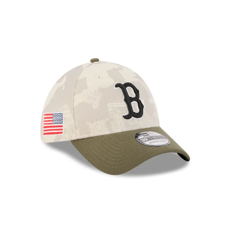Boston Red Sox Armed Forces Day 2025 39THIRTY Stretch Fit Hat sold by New Era