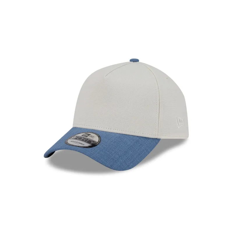 New Era Cap Earth Day Two-Tone Blue 9FORTY A-Frame Snapback Hat sold by New Era